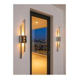 VEGA AYDINLATMA Kutu Aplik 50x8 cm LED Duvar Apliği Pilli ve Elektrikli Kullanım