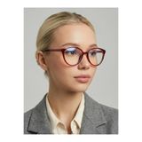 VEGA EYEWEAR Katya Bordo Renk Mavi ışık korumalı Gözlük Pinterest Modelleri