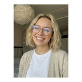 VEGA EYEWEAR Kelny Siyah Cat eye İnce Slim Metal Menteşeli Mavi Işık Korumalı Gözlük