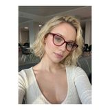 VEGA EYEWEAR Renyy Bordo Renk Cat Eye Mavi Işık Korumalı Gözlük Pinterest popüler Model