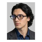 VEGA EYEWEAR Squ Siyah Miux Dikdörtgen Erkek Kadın Mavi Işık Korumalı Gözlük