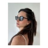 VEGA EYEWEAR Tokyo Cat Eye Siyah 49 Ekartman Güneş Gözlüğü Kadın Erkek Hafif Çekik Küçük Gözlük