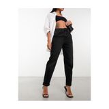 VEGA Kadın Siyah Mom Fit Jeans Kot Pantolon