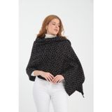 Vega Moda Leopar Desenli Omuz Şalı, Leopar Desenli Şık Rahat Omuz Şalı, Triko Omuz Şalı, Kadın Şal, Çift Yönlü