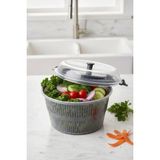 Vega Salata Kurutucu Gri– Bölmeli Taşınabilir Lunch Box, Sızdırmaz Kapaklı