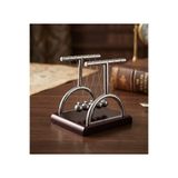 vegahediye v vega Newton Denge Topları - Denge Beşiği Sarkaç Stres Topu Ofis Masa Aksesuarı (9x8 cm)