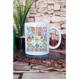 Vegan For Everything Hediyelik Baskılı Çay Kahve Sunum Kupa Bardak - Beyaz