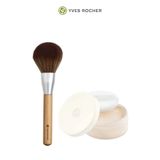 Vegan Sabitleyici Toz Pudra & Pudra Fırçası Makyaj Seti PUDRA-YVES-BYD-21