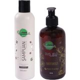 Veganeed Hacimlendirici 250 ml Lavanta Kuru Saçlar Vegan Şampuan + 250 ml Greyfurt Aromalı Duş Jeli