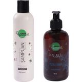 Veganeed Hacimlendirici 250 ml Lavanta Saçlar Şampuan + Itır Aromalı 250 ml Duş Jeli