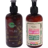 Veganeed Vegan Enerji Sepeti Vücut Seti: Greyfurt & Vanilya Aromalı Duş Jeli & Vücut Losyonu 250 ml + 250 ml - 500 ml