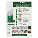 Veganyou Yıwu El Sanatları, Porselen, Cam, Takı Ve Daha Fazlası İçin Şeffaf Reçine Katkılı Yapıştırıcı 50 Ml