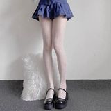 Vegaroks Lolita Cosplay Hello Kitty Desenli Beyaz Külotlu Çorap - Standart - 1BW-Beyaz