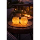 Vegart 2'li Karahindiba desenli t-light mumluk seti ( ledli t-ligth mum hediye)