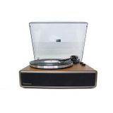 Vegas Ahşap Retro Pikap - Dahili Hoparlörlü, Şarj Edilebilir, Bluetooth Bağlantılı, 3 Hızlı (33/45/78 RPM) Plak Çalar - Ceviz Kaplama