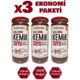 Veg&Bones Ilikli Dana Kemik Suyu Yüksek Kolajen ve Protein Deposu 3'lü Paket - 1440 ml