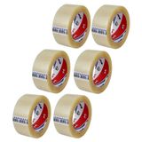 Vege 45 mm x 100 Metre Şeffaf 6'lı Paket Fil Koli Bandı
