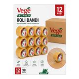 Vege Bufalo Koli Bandı 38 Micron Güçlü Yapışkan 45*100 Metre (12 Adet)