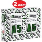 vege Copier Bond A5 Fotokopi Kağıdı 1000 Adet X 2 Adet (a4 Kağıttan Kesme Değil, Orijinal Fabrikasyon)