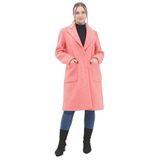 Veger Rahat Kalıp Çıt Çıt Kapamalı Yünlü Peluş Kaban, 8042220253464