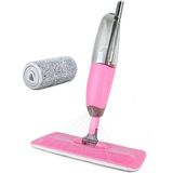 Vegetti Microfiber Bezli Deterjan Hazneli Sprey Mop Pembe + 2 Bez - Krem