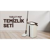 Vegetti Sihirli Mop Tablet Temizlik Seti 3 Yedek Mop - Krem