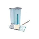 Vegetti Tablet Mop Pratik Temizlik Seti Mavi + 5 Yedek Bez - Krem