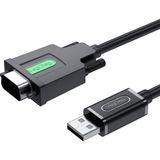 Veggieg 1.5 mt USB 2.0 to RS232 DB9 PL2303 Chip Dönüştürücü Adaptör Kablo
