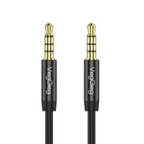 Veggieg 1 mt 3.5 mm Jack TRRS Hi-Fi AUX Mikrofon ve Ses Kablosu