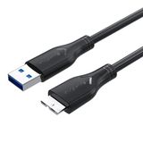 Veggieg 1 mt Micro B HDD Şarj ve Data 3.0 USB Kablo