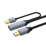Veggieg 10 mt Sinyal Güçlendiricili USB-A Erkek to Dişi Extender USB 3.0 Aktif Uzatma Kablosu