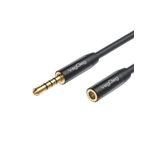 Veggieg 2 mt 3.5 mm TRSS AUX Kulaklık Mikrofon Ses Uzatma Kablosu