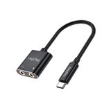 Veggieg 3.5 mm Type-C Kulaklık ve Mikrofon Girişli Ses Kartı