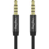 VegGieg 3.5mm Jack TRRS Mikrofon ve Ses Kablosu 2 Metre Dayanıklı Malzeme ile Yüksek Kalite