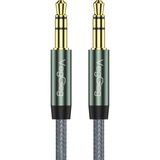VegGieg 3.5mm Jack TRS Hi-Fi Örgülü Aux Ses Kablosu 2 Metre Dayanıklı Yapı ve Yüksek Ses Kalitesi