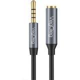 VegGieg 3.5mm TRRS Aux Kulaklık Mikrofon Ses Uzatma Kablosu 1 Metre Yüksek Ses Kalitesi ve Dayanıklı Tasarım