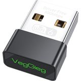 VegGieg 300MBPS Wifi 6 Çift Bant Kablosuz Alıcı Verici Nano USB Adaptör - Standart