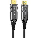 Veggieg 4K 60Hz 18GBPS Hdr Arc Hdcp Fiber Optik HDMI 2.0 Kablo 80 Metre - Çok Renkli