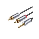 Veggieg 5 mt 3.5 mm AUX to 2 RCA Hi-Fi Ses Kablosu