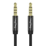 Veggieg 5 mt 3.5 mm TRRS 4 Kutuplu Mikrofon Destekli Erkek to Erkek Jack Hi-Fi Stereo Aux Ses Kablosu
