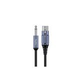 Veggieg 6.35mm to XLR Dişi Mikrofon Kablosu Hi-Fi Ses Kalitesi OFC Bakır Enstrüman Ses Kablosu 2 Met