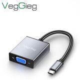 Veggieg 60 Hz Type-C to VGA 1080P Çevirici Dönüştürücü Kablo Adaptör