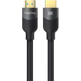 VegGieg 8k 60Hz 4K 120Hz Hdcp Arc Hdr Örgülü HDMI 2.1 Kablo 5 Metre