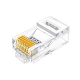 Veggieg CAT6 RJ45 Jack 8P8C Altın Kaplama 102 Adet Ethernet Konnektörü