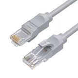 Veggieg Cat6e 1000Mbps Gigabit Yüksek Ağ Hızlı Utp Ağ Ethernet Kablosu Gri 2Metre