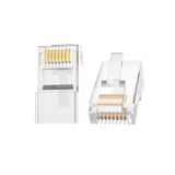 VegGieg Cat6e RJ45 Jack 8P8C Ethernet Konnektörü Altın Kaplama 102 Adet