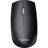 Veggieg G700 Kablosuz Mouse 2.4ghz Nano USB Alıcı 3 Tuşlu Pilli Optik Mouse - Siyah