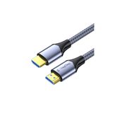 Veggieg HDMI 2.1 8K 60Hz 4K 120Hz 48 Gbps HDR eARC HDCP 2.2 Örgülü Ses ve Görüntü Kablosu 1 Metre