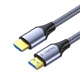VegGieg HDMI 2.1 8K 60Hz 4K 120Hz 48 Gbps HDR eARC HDCP 2.2 Örgülü Ses ve Görüntü Kablosu 3 Metre