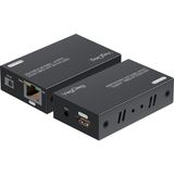 Veggieg HDMI Cat6 60 Metre Tv Extender Alıcı Verici Adaptör - Çok Renkli